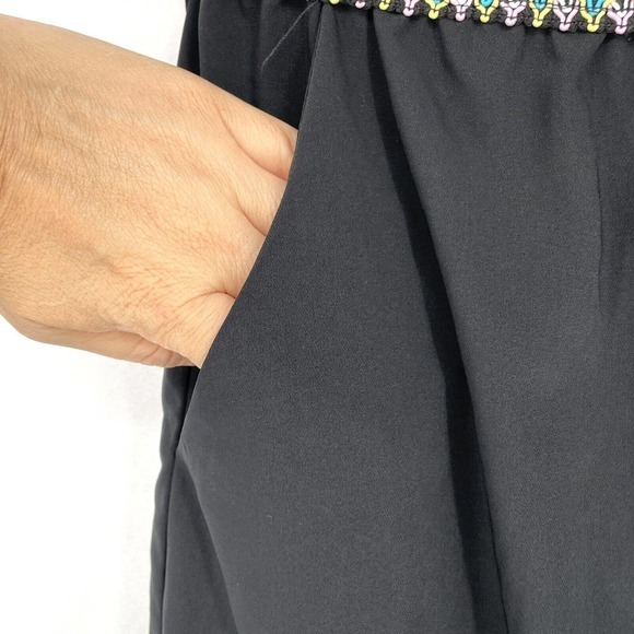 Wow Couture Sweetheart Neckline‎ Multicolor Top Black Shorts Romper Size Large - Picture 4 of 7